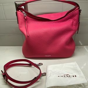 Coach Bleeker bag 31623 Sullivan pink pebbled